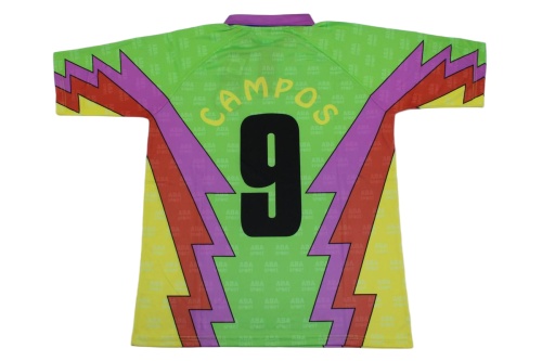 Mexico 1995 GK Green/Purple Soccer Jersey