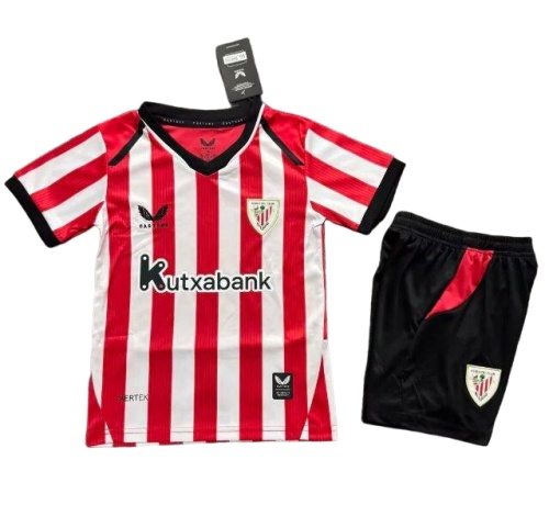 Kids-Athletic Bilbao 26/27 Home Soccer Jersey