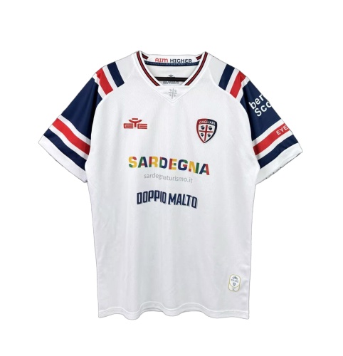 Cagliari 26/27 Away White Soccer Jersey