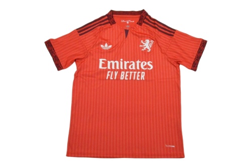 Lyon 26/27 Away Red Soccer Jersey