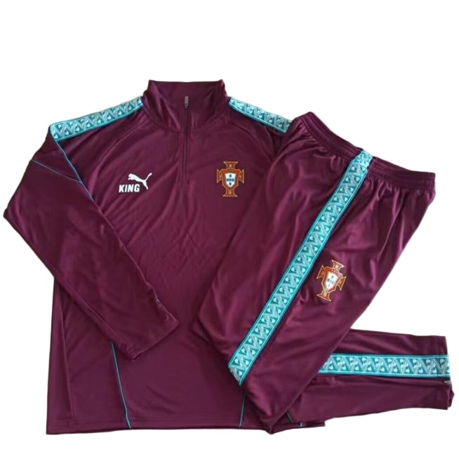 Portugal 26/27 Tracksuit - Red/Green