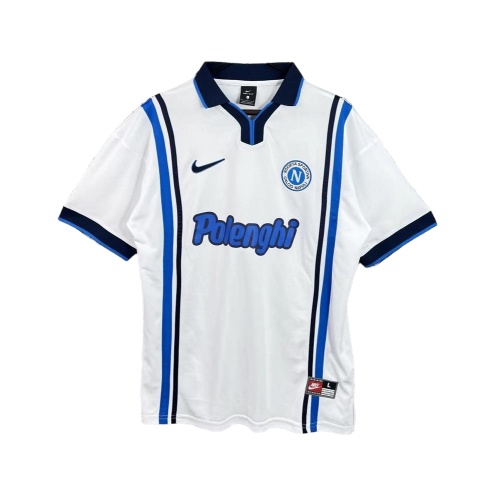 Napoli 97/98 Away White Soccer Jersey