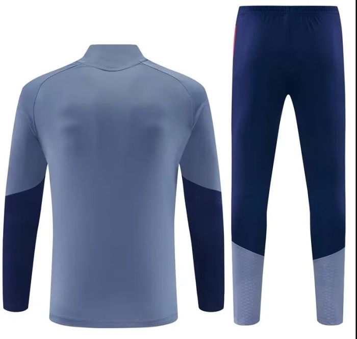 Bayern Munich 26/27 Tracksuit - Grey/Navy Blue