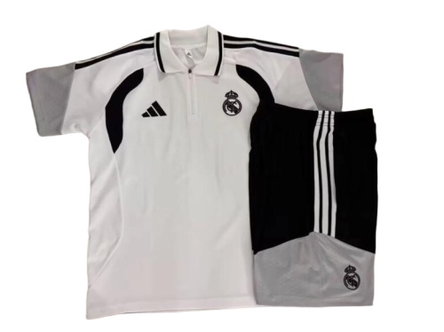 Real Madrid 26/27 White/Black Training Kit