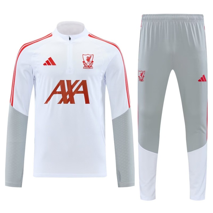 Liverpool 26/27 Tracksuit - White/Grey