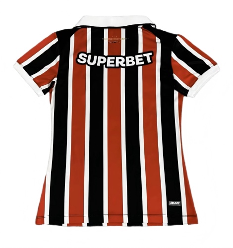 Sao Paulo Woman 26/27 Away Black/Red Soccer Jersey