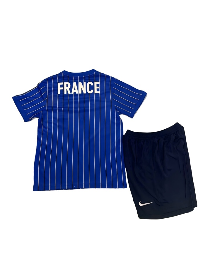 Kids-France 26/27 Blue Training Soccer Jersey