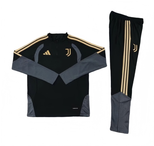 Juventus 26/27 Tracksuit - Black/Grey