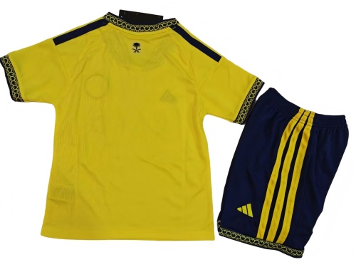 Kids-Al-Nassr 26/27 Home Leaked Soccer Jersey