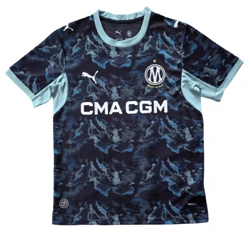 Marseilles 26/27 Away Black/Blue Soccer Jersey