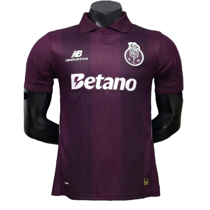 Porto 26/27 Away Dark Red Soccer Jersey(Player)
