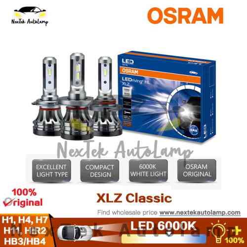 OSRAM NEW XLZ LED H1 H4 H7 H8 H11 H16 HB3 HB4 HIR2 6000K Car Auto Headlight  Quick Start Germany LEDrving