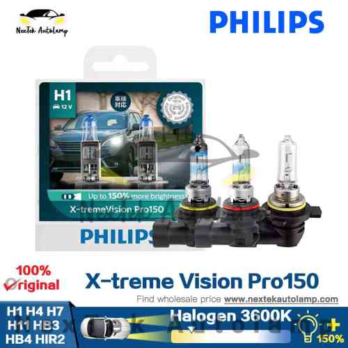 Philips Xtreme Vision Pro150 H1 H4 H7 H11 HB3 HB4 HIR2 +150% Brighter Car