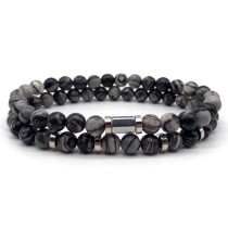 Bracelet For Men and women Fashion Hot Luxury Couple Bracelets 8mm Natural Stone Bead 