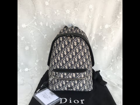 dior monogram backpack
