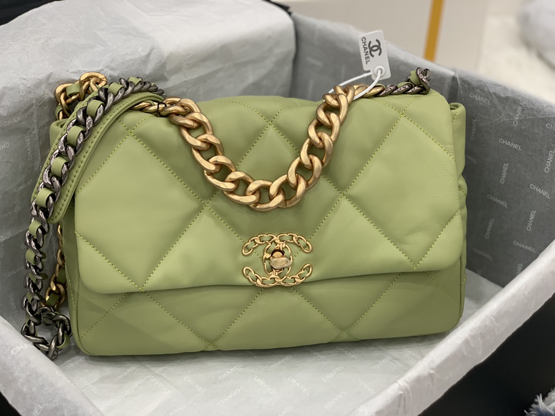 green chanel handbag