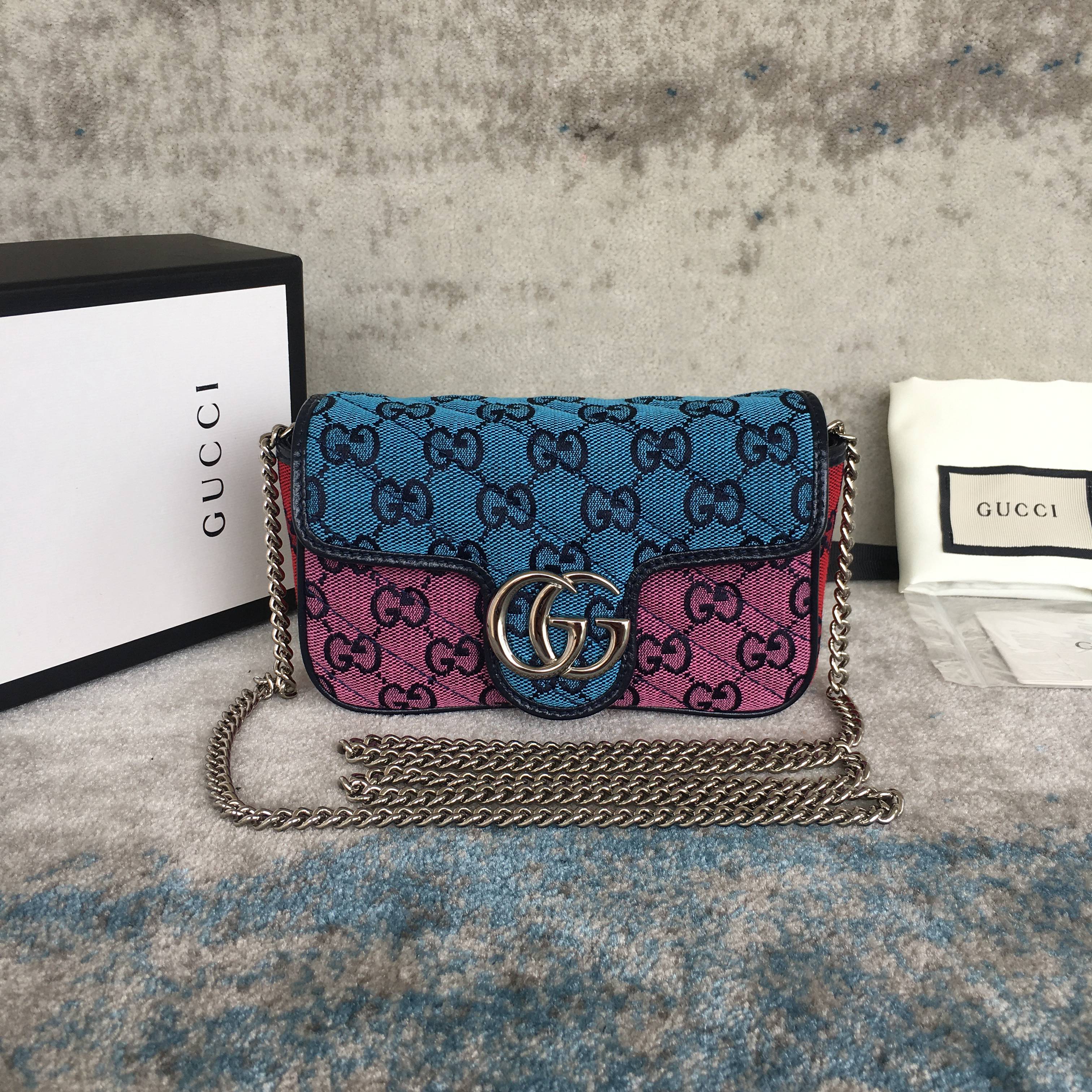 GUCCI Marmont Multicolor super mini bag 476433