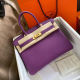 Hermes Birkin purple togo lether Top quality 35 cm