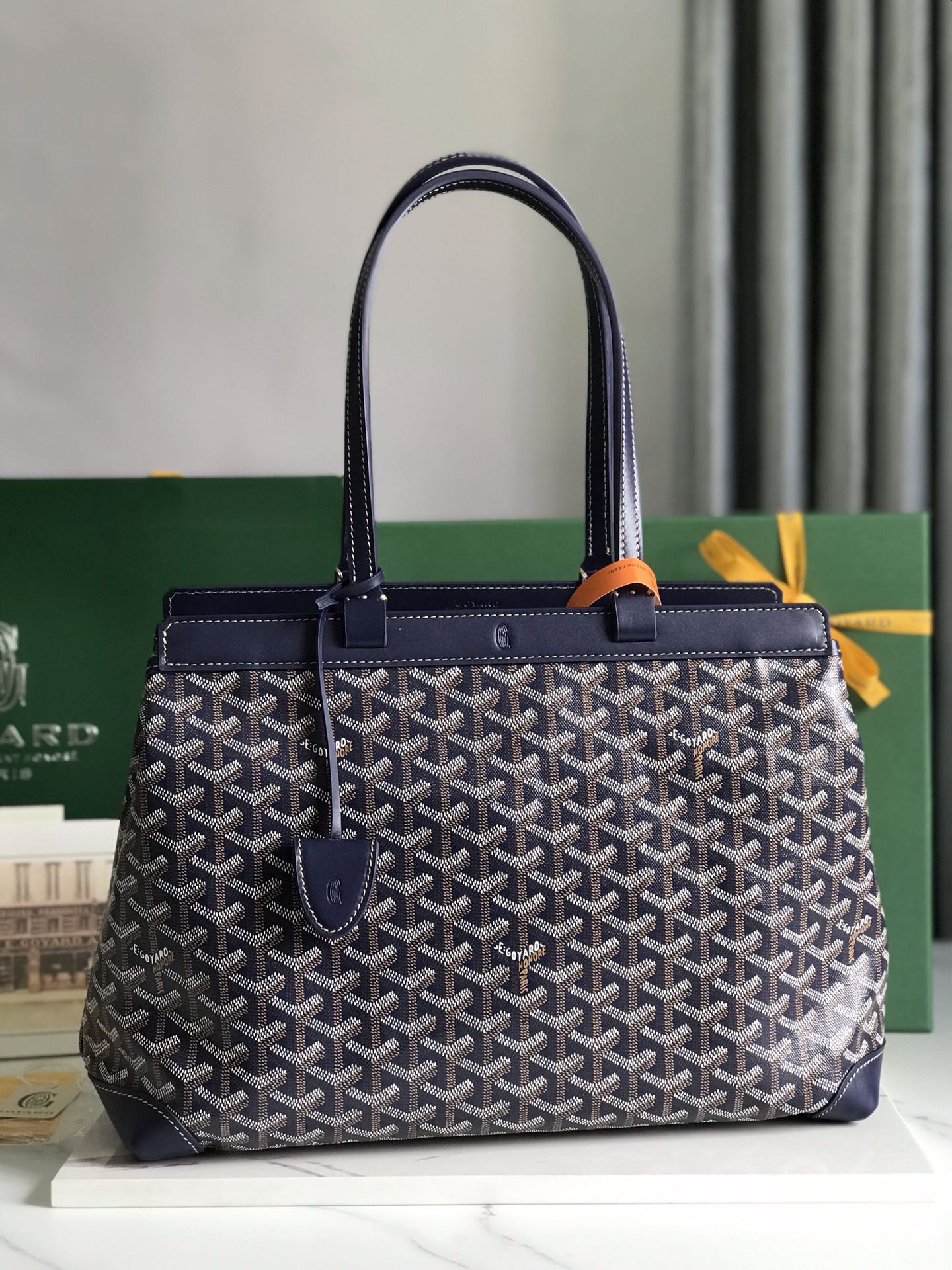 GOYARD Tote Bellechasse Biaude 020161 36x15x27cm