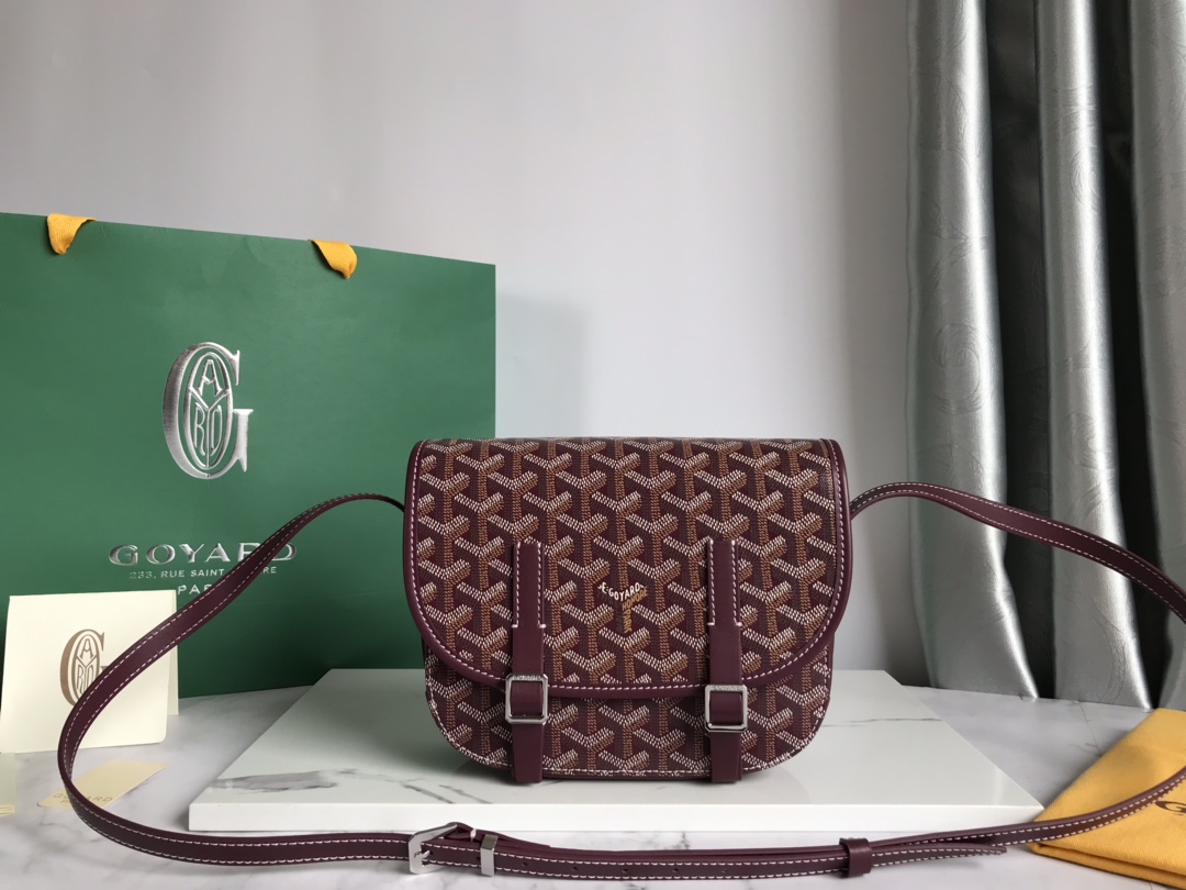 GOYARD Belvédère 098049 21.5×13.5×9Cm