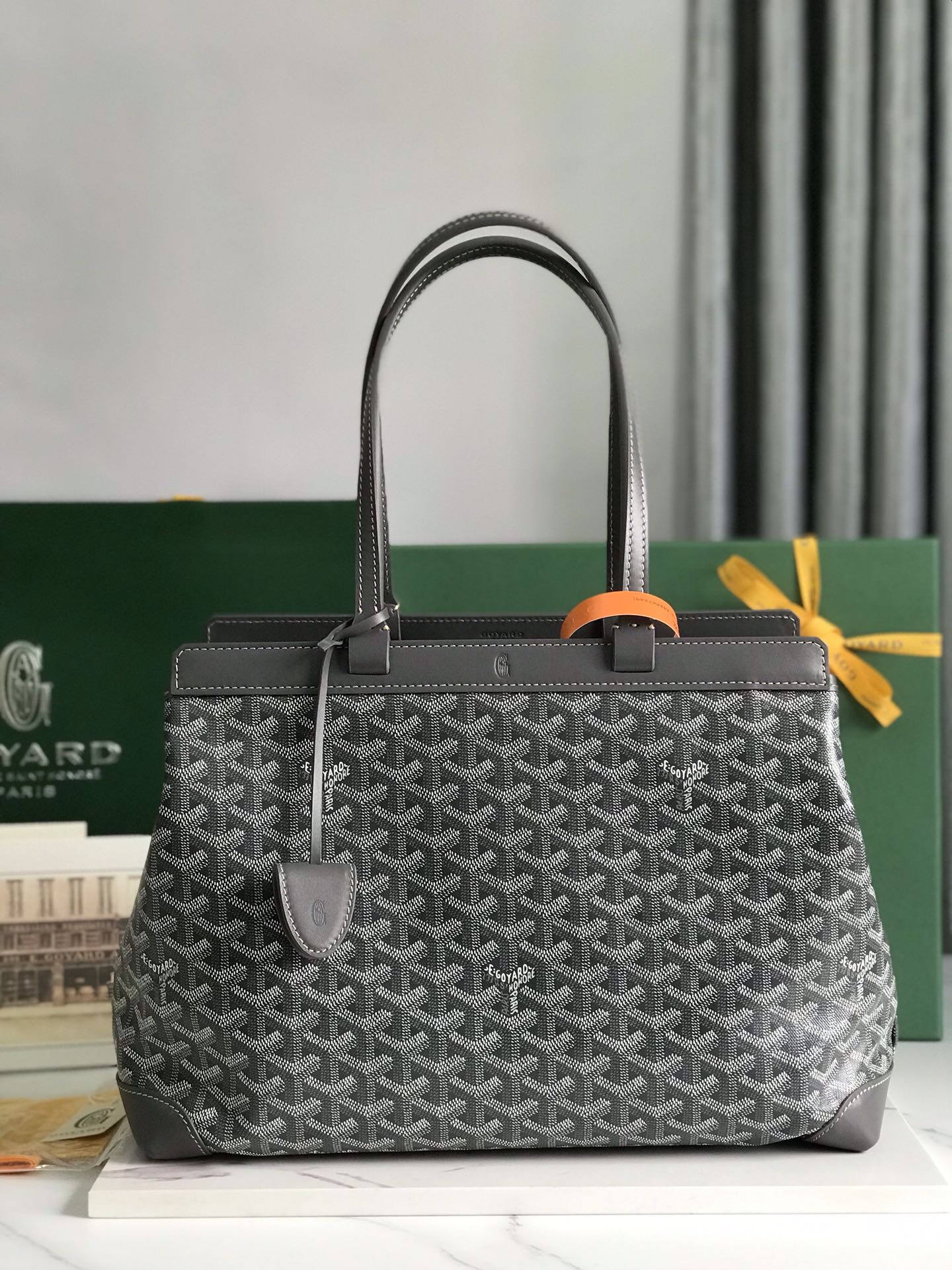 GOYARD Tote Bellechasse Biaude 020161 36x15x27cm