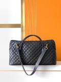 Borsa grande da viaggio in pelle trapuntata 736009 56x50x19cm