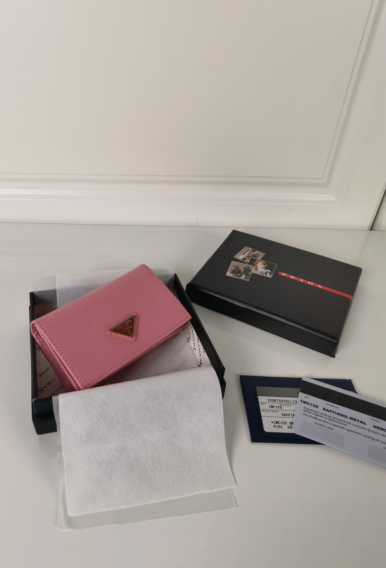 Prada Portafoglio 1MC122 6.5×2.5×11cm