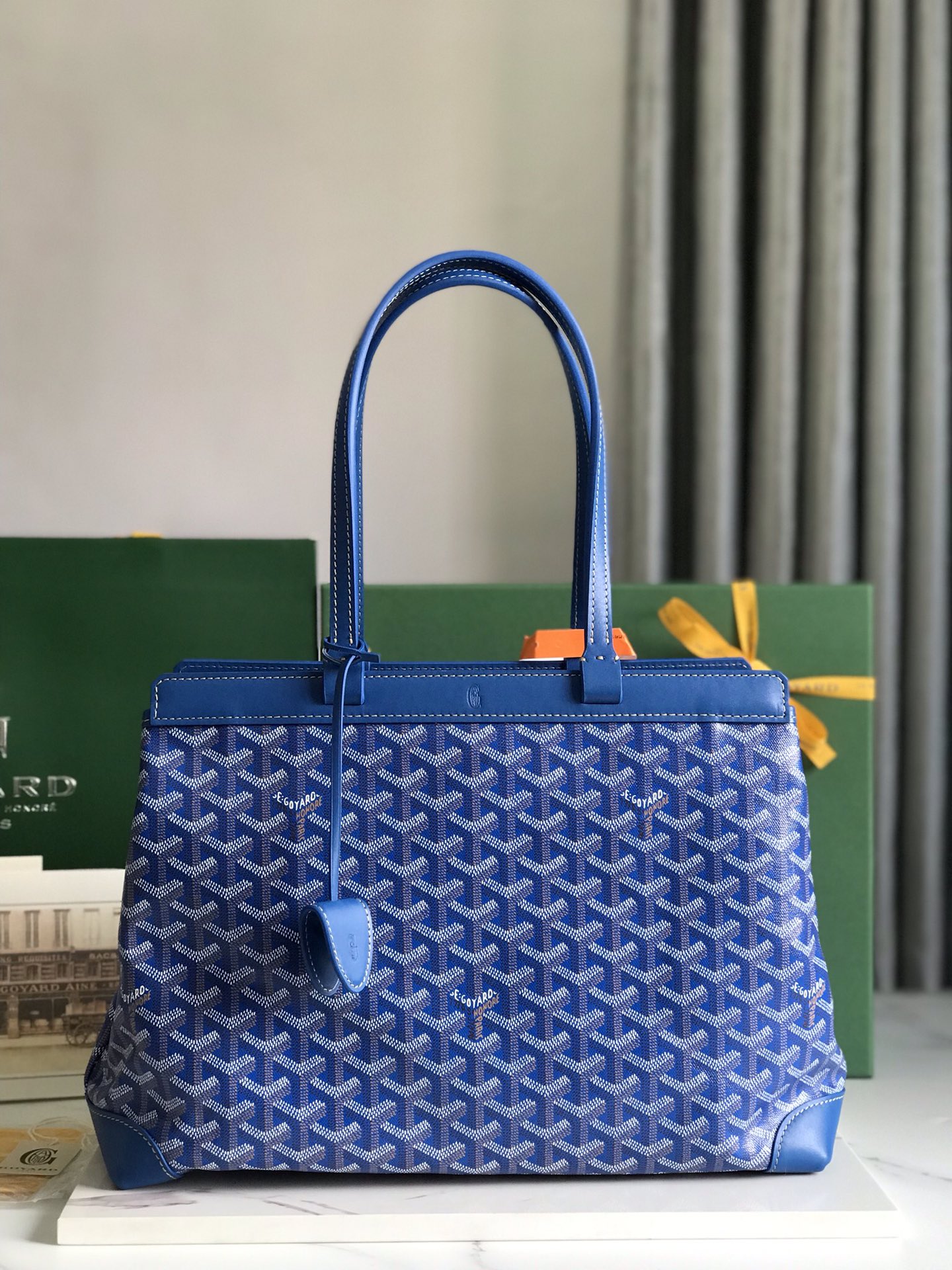 GOYARD Tote Bellechasse Biaude 020161 36x15x27cm