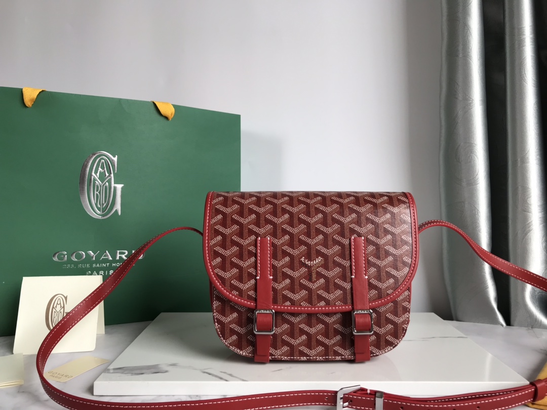 GOYARD Belvédère 098049 21.5×13.5×9Cm
