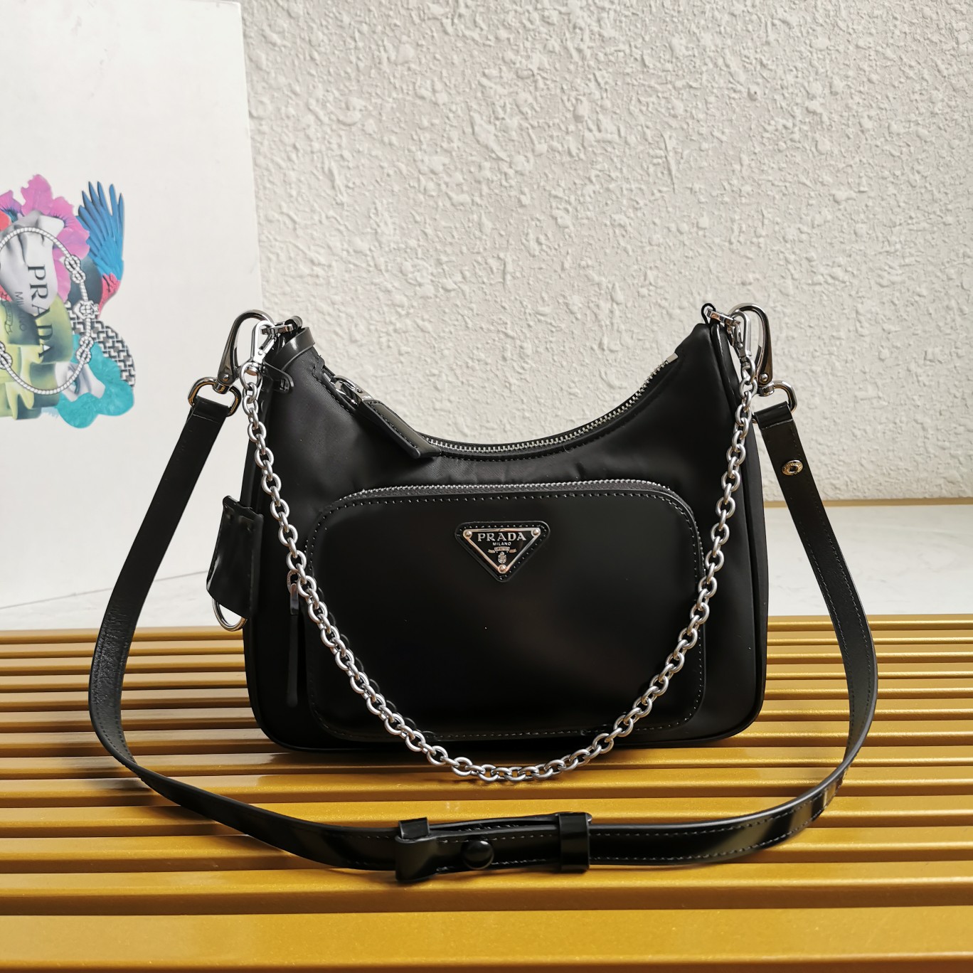 Prada 1BC198 22x 19.5x 6cm