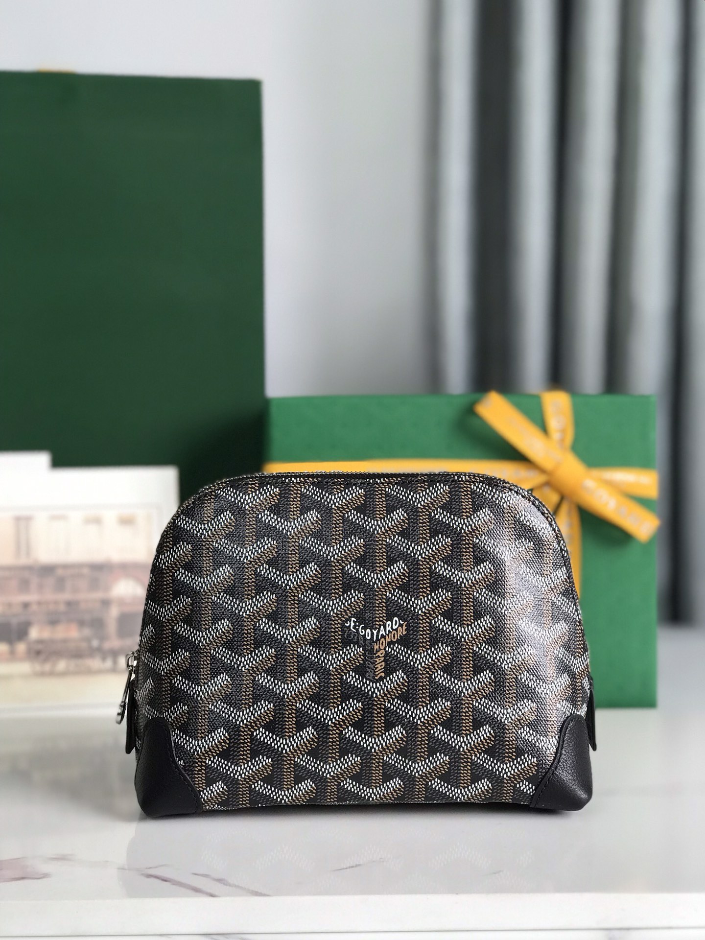 GOYARD Vendome Pouch 020232 17.5x14x6.5cm