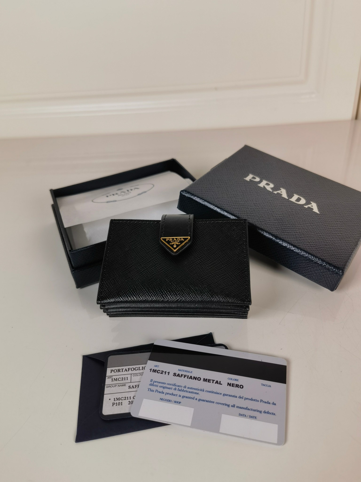 Prada Portafoglio 1MC211 6.5×10cm