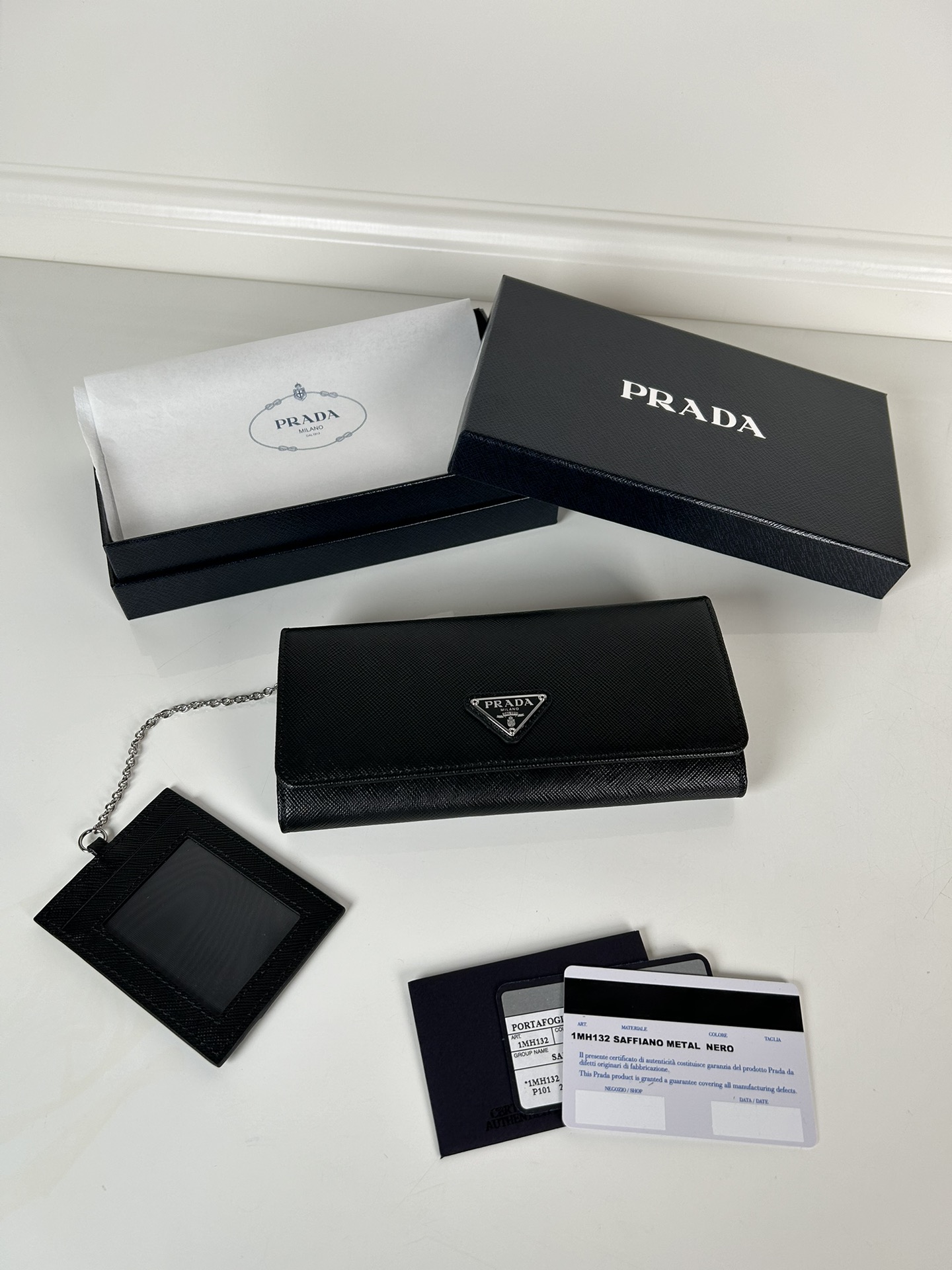 Prada Portafoglio 1MH132 18.7x9.5cm