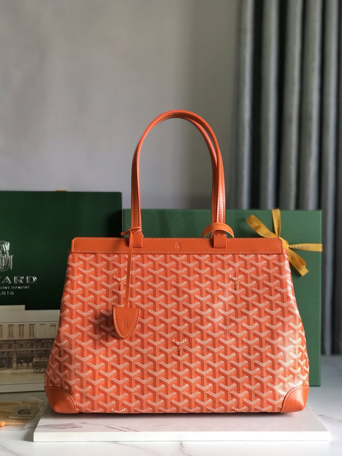 GOYARD Tote Bellechasse Biaude 020161 36x15x27cm
