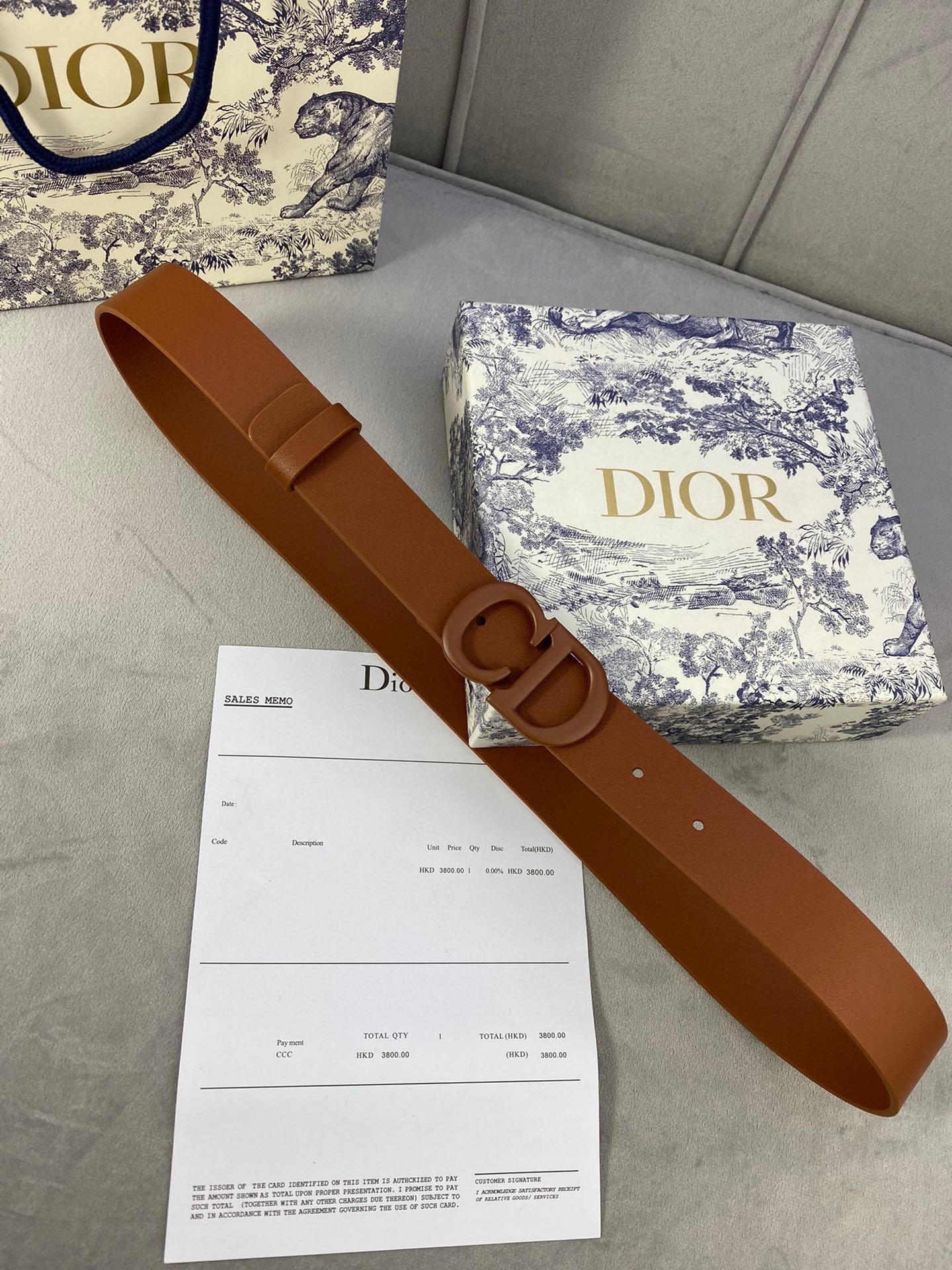 Cintura Dior 3.0cm