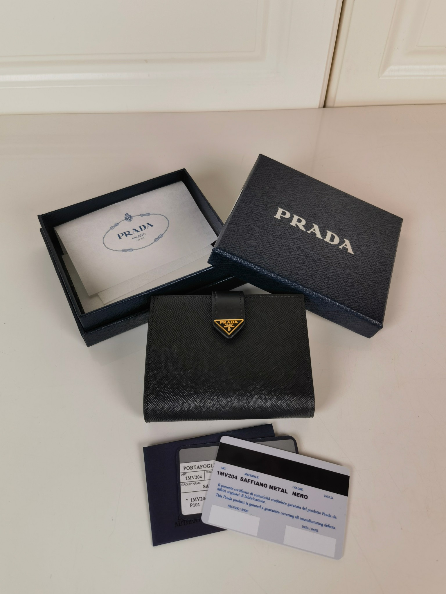 Prada Portafoglio 1MV204 11.2×8.5cm