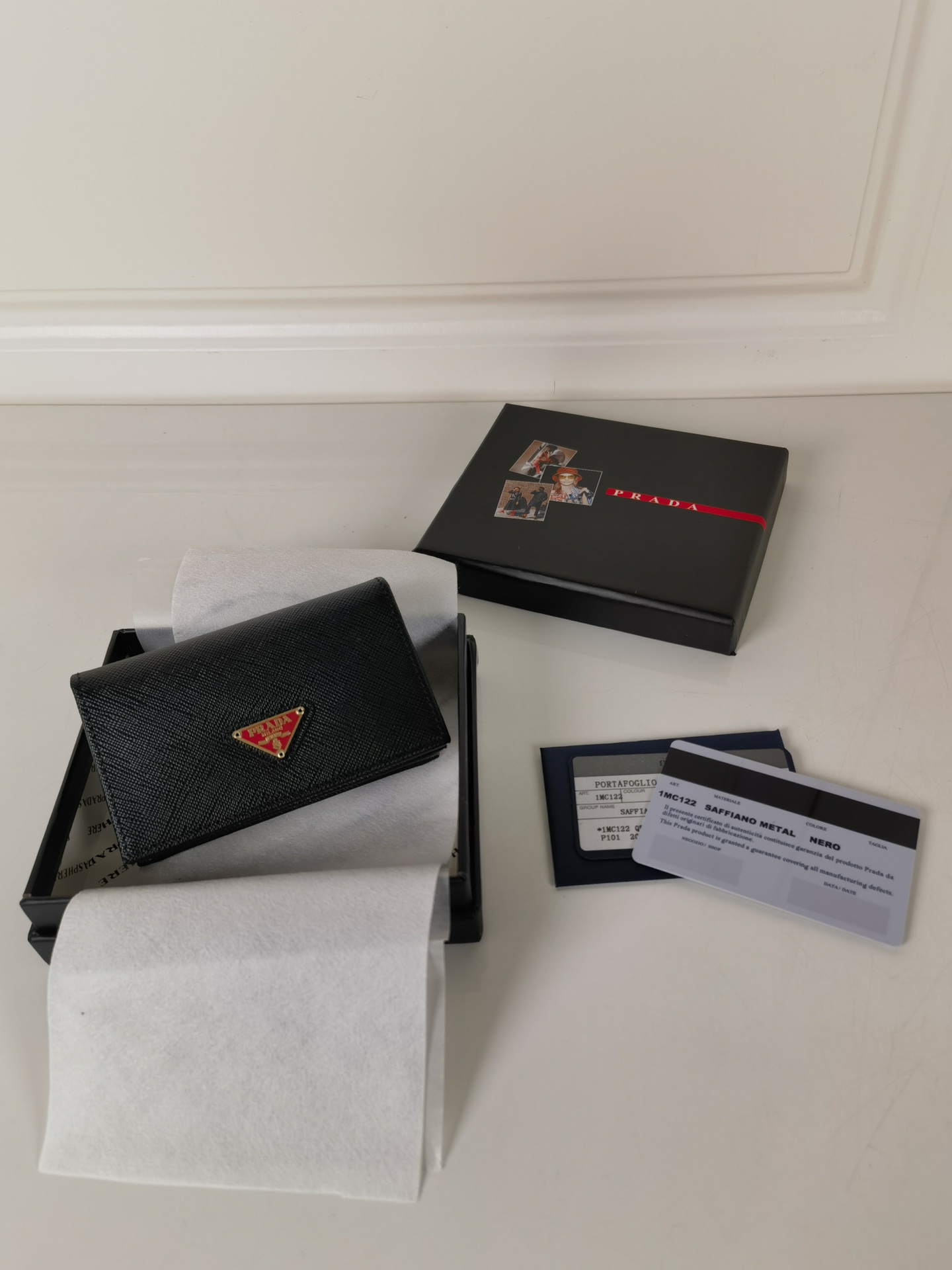 Prada Portafoglio 1MC122 6.5×2.5×11cm