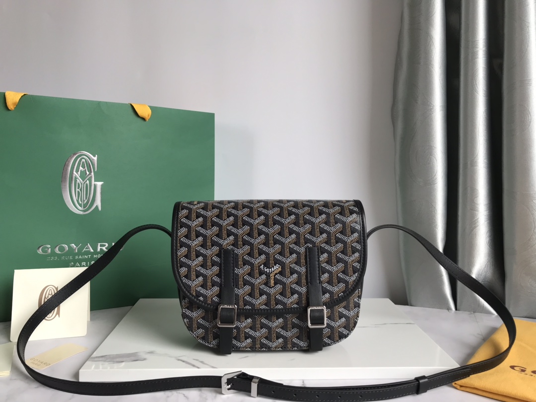 GOYARD Belvédère 098049 21.5×13.5×9Cm