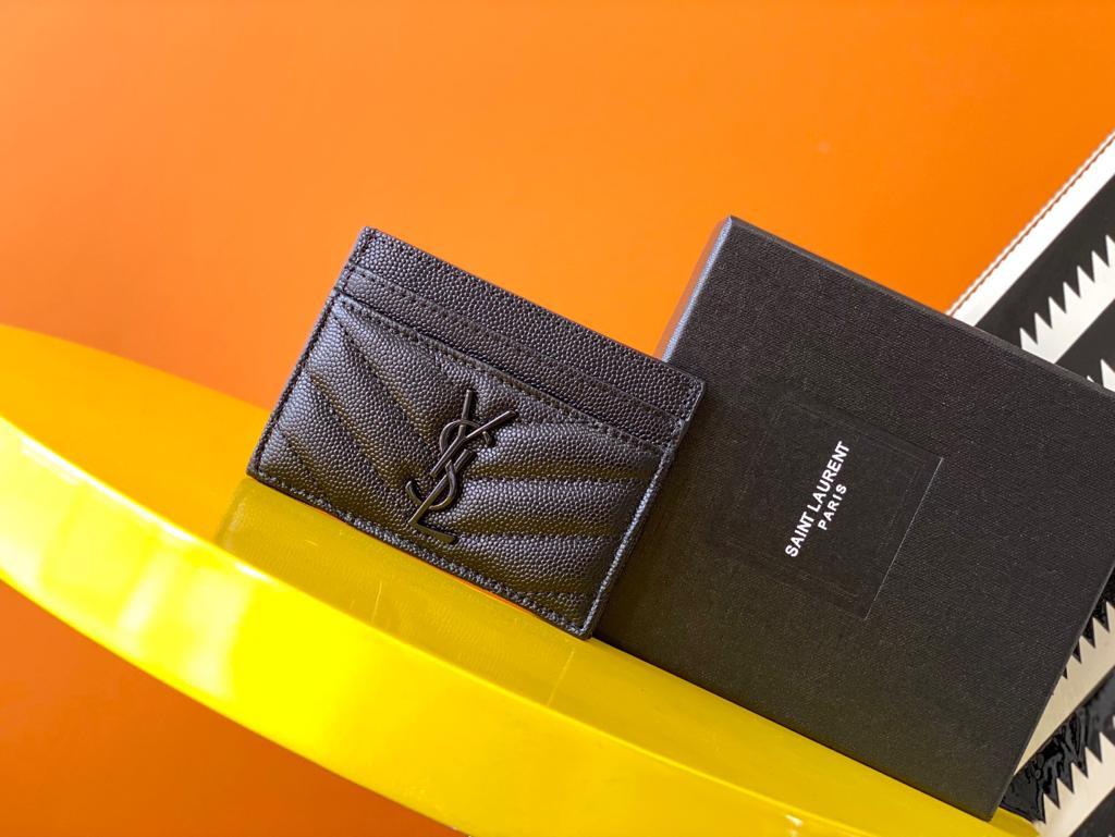 Portacarte Ysl Total Black