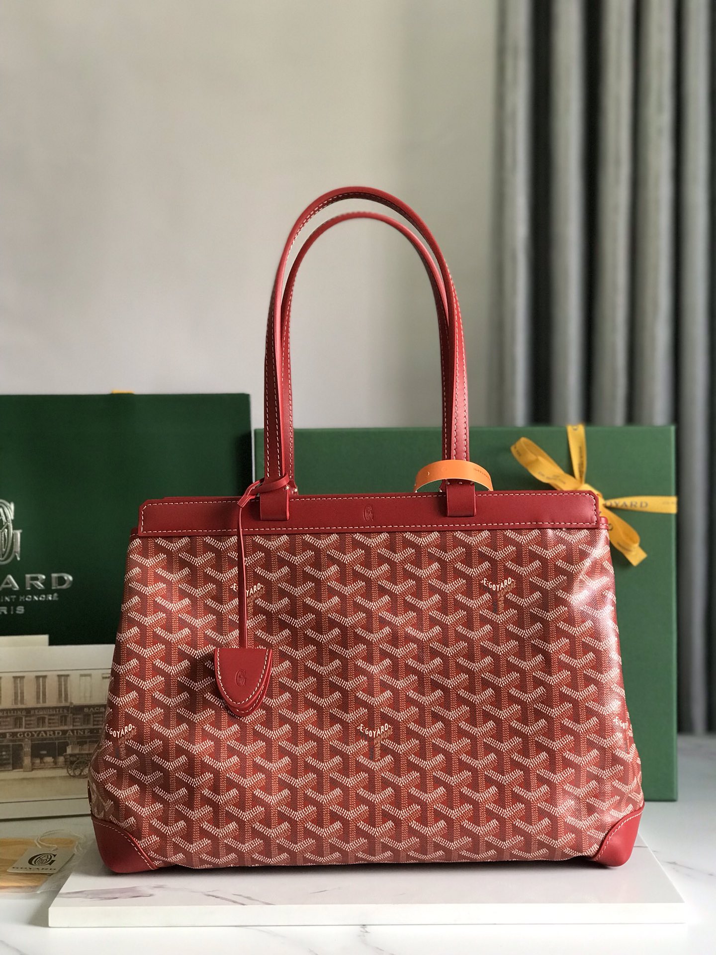 GOYARD Tote Bellechasse Biaude 020161 36x15x27cm