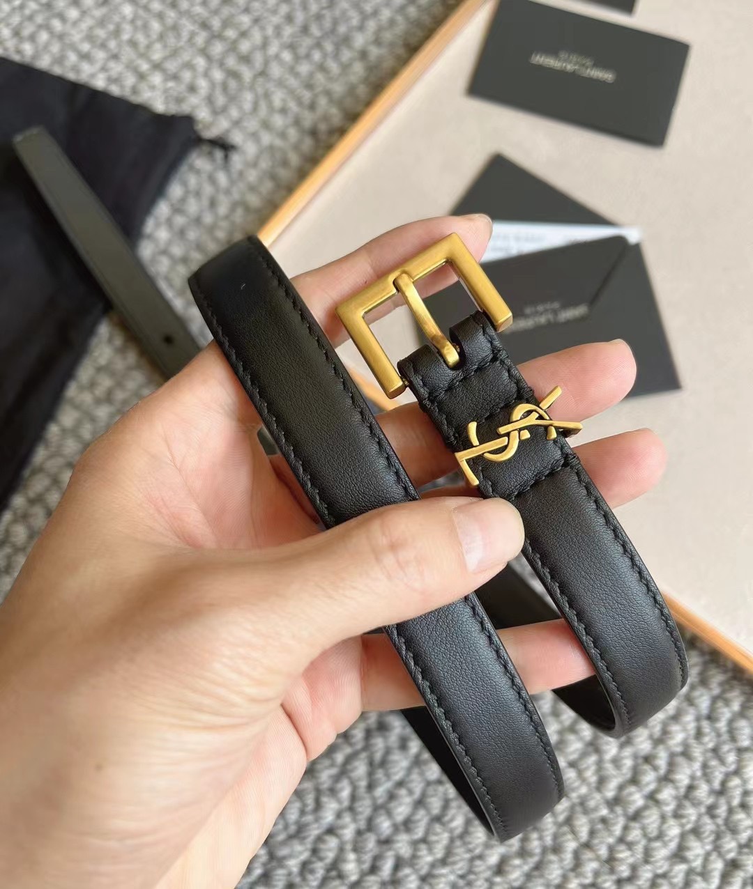 Cintura YSL 2024' 2cm