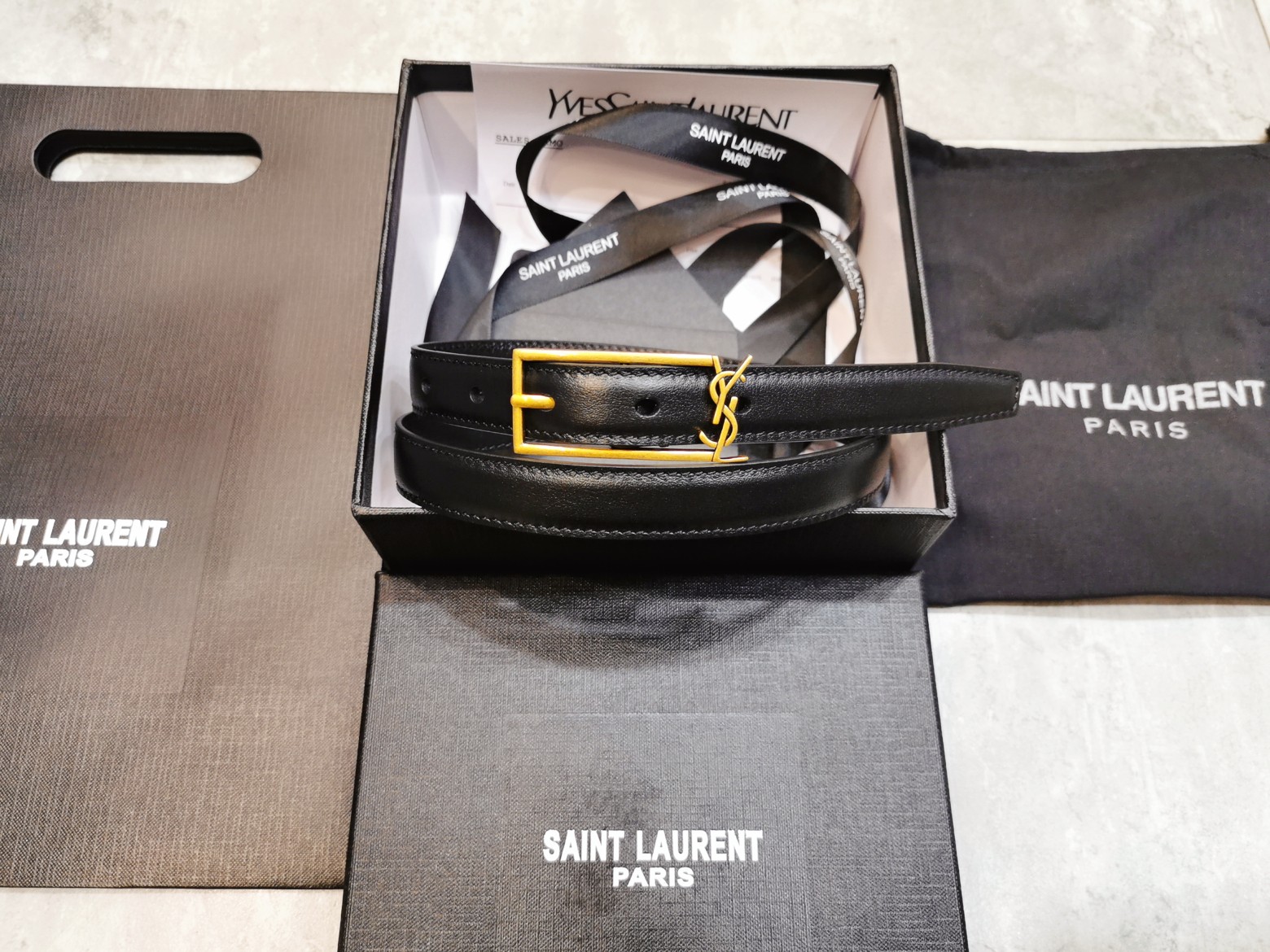 Cintura YSL 2024' 2cm