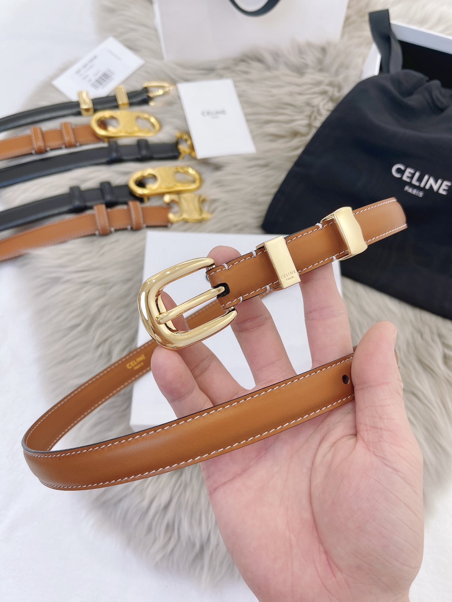 Cintura Celine 2024' 1.8cm