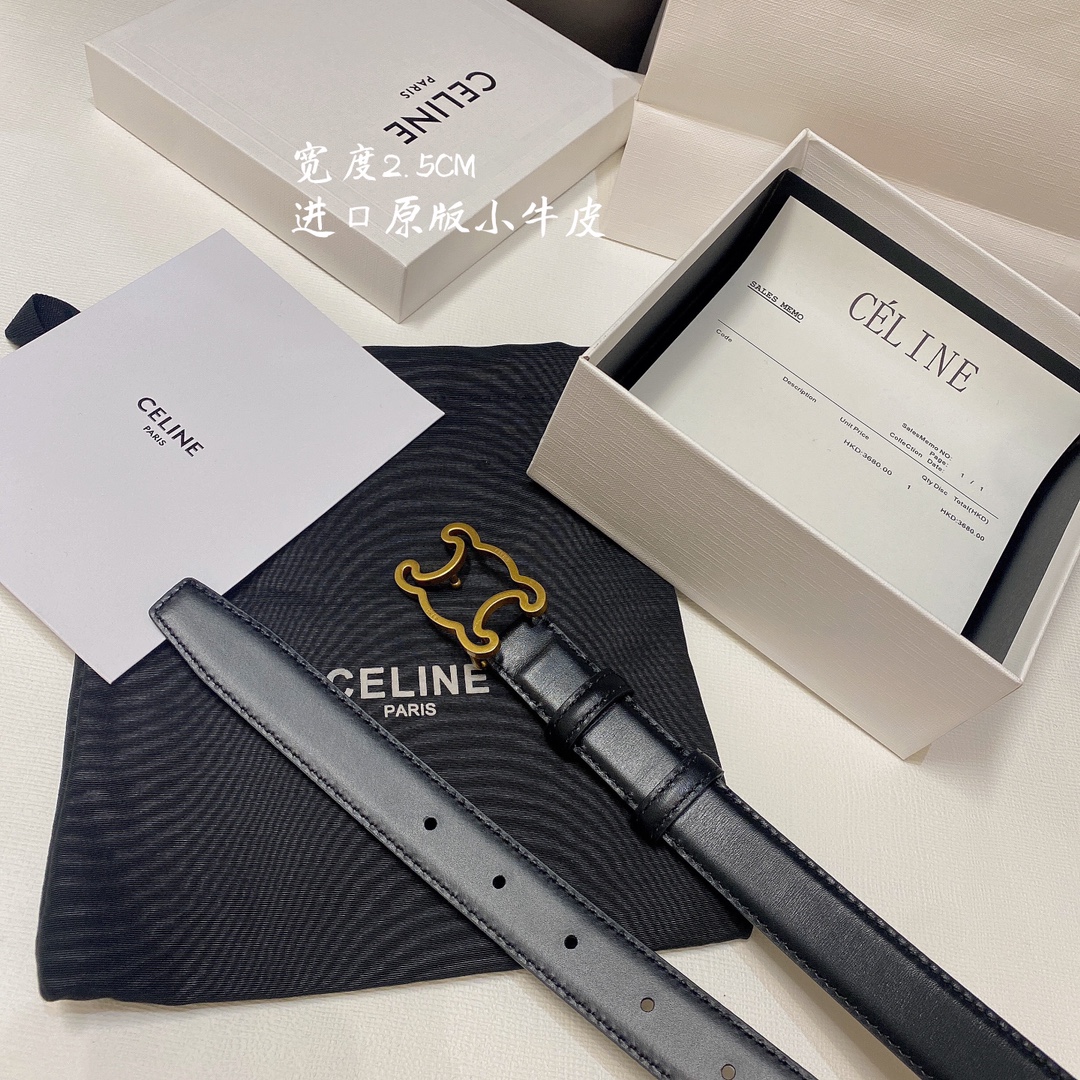 Cintura Celine 2024' 2.5cm