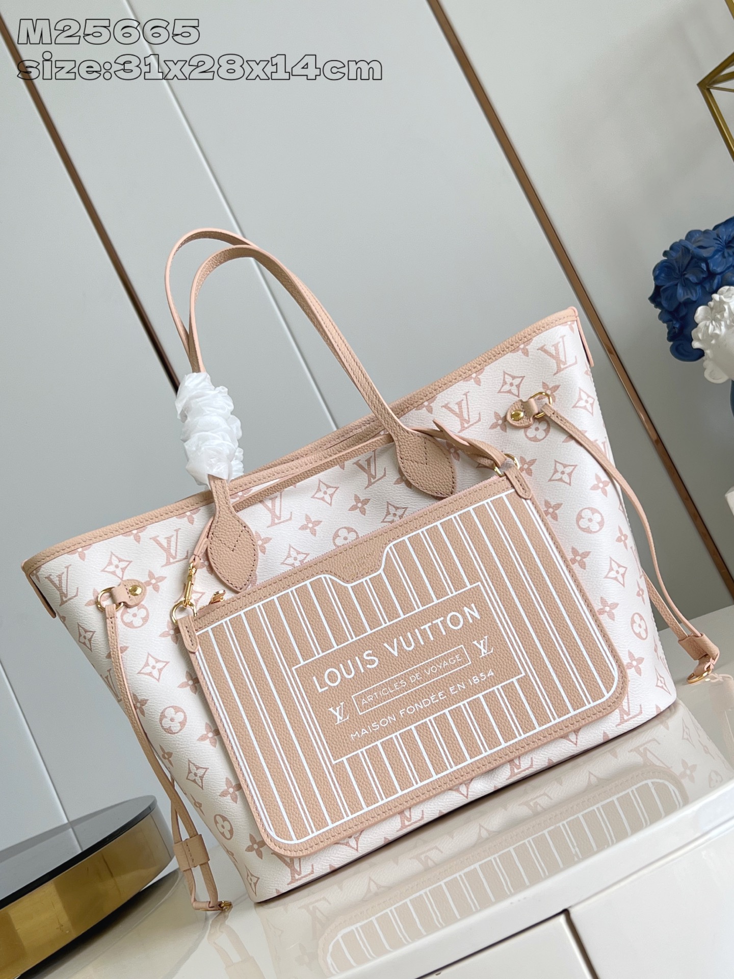 LV Neverfull Inside Out MM M25665
