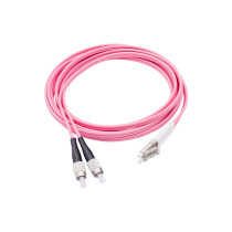 Fiber optic patch cord FC-LC 10G OM4 multi mode 2 cores 1-150M customizable