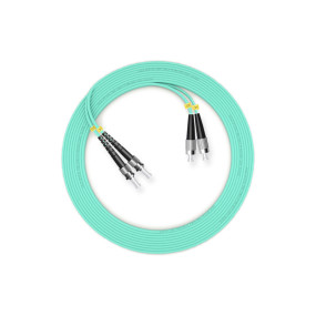 Fiber optic patch cord FC-ST 10G OM4 multi mode 2 cores 1-150M customizable