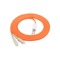 Fiber optic patch cord SC-LC multi mode 2 cores 1-150M customizable