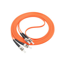 Fiber optic patch cord ST-ST multi mode 2 cores 1-150M customizable