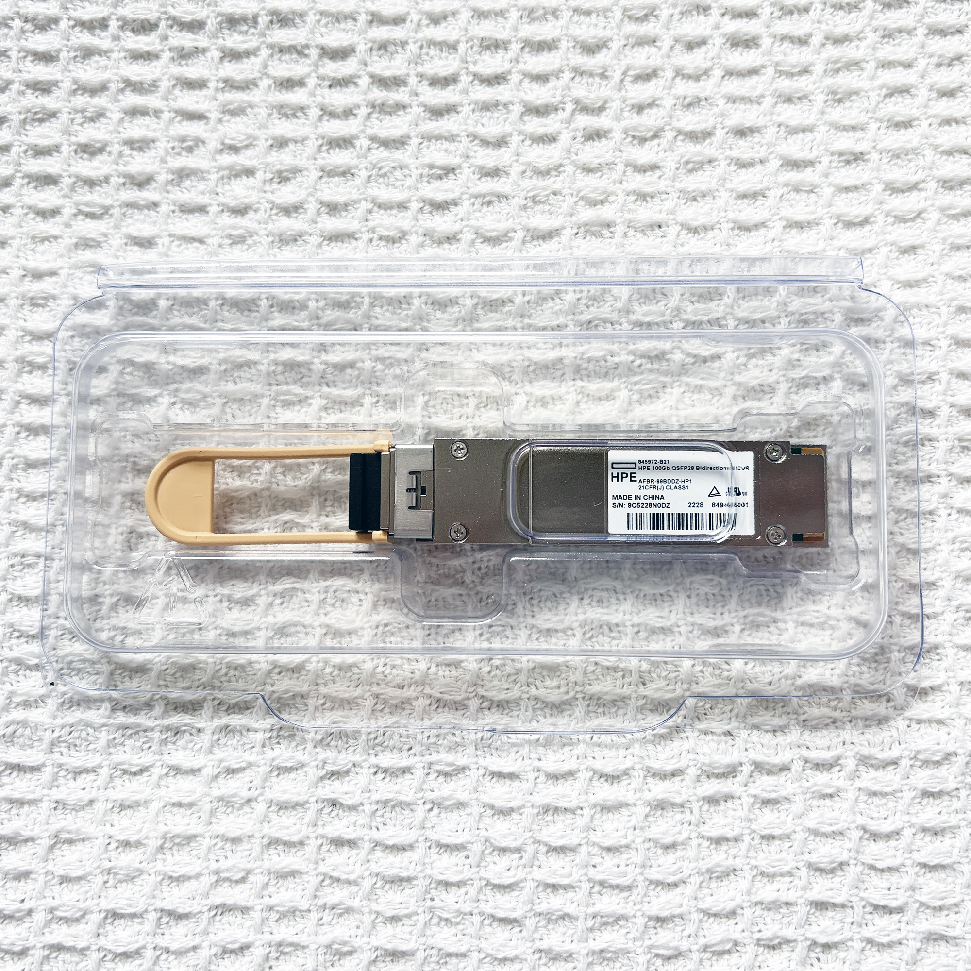 HPE 845972-B21 100GB QSFP28 850nm/900nm 150m Bidirectional Transceiver
